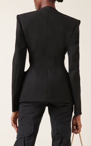 Hourglass Tailored Wool Blazer