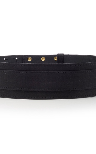 Cotton And Silk-Blend Waist Belt