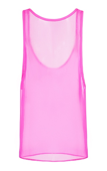 Silk Chiffon Tank Top