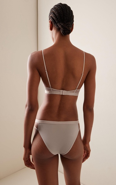 Nensi Dojaka for Calvin Klein Tanga Modal-Cashmere Thong