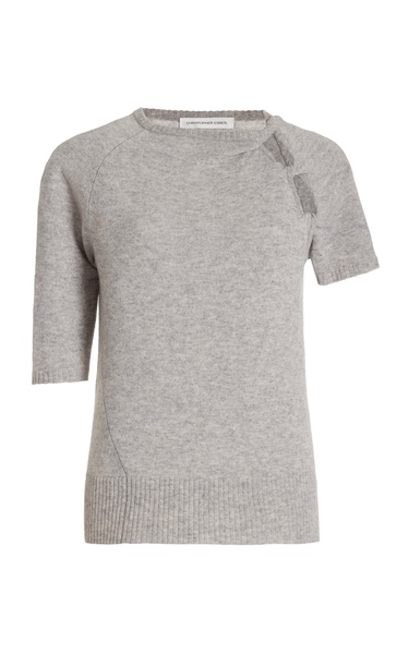 Helix Open-Twist Cashmere Sweater