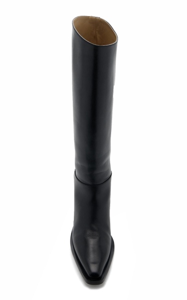 Bronco Leather Knee Boots