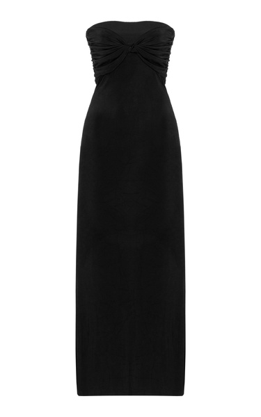 Cate Strapless Stretch-Jersey Maxi Dress