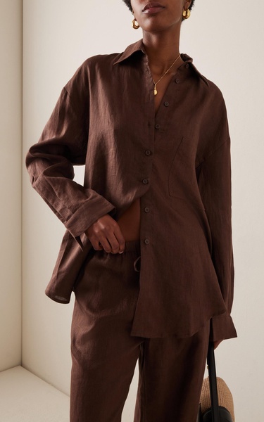 Oversized Linen Shirt