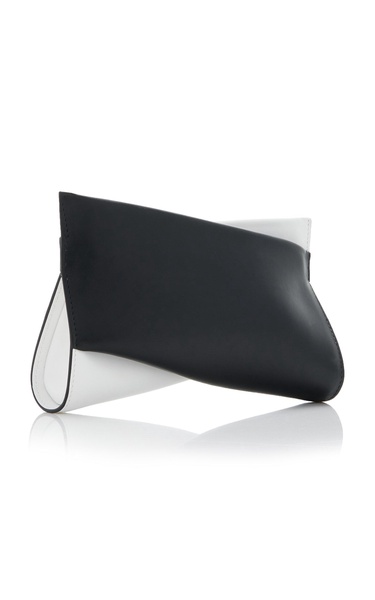 Loubitwist Calfskin Leather Clutch