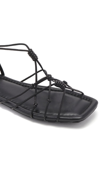 Freya Knotted Leather Sandals