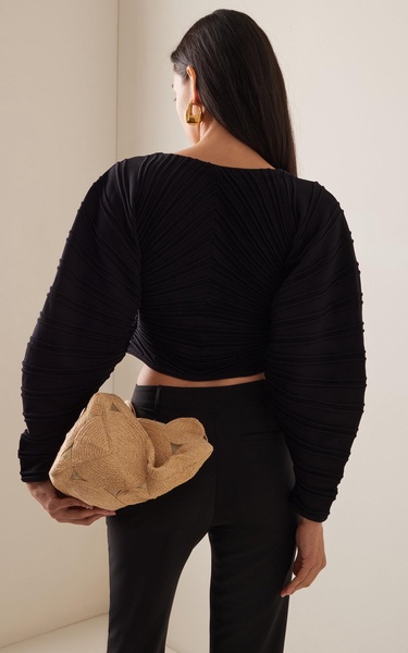 Blair Cropped Knitted Cardigan