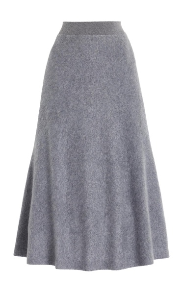 Cashmere Midi Skirt