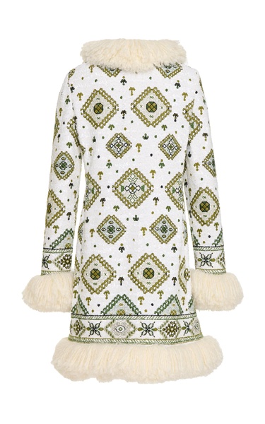 Embroidered Sequin Coat