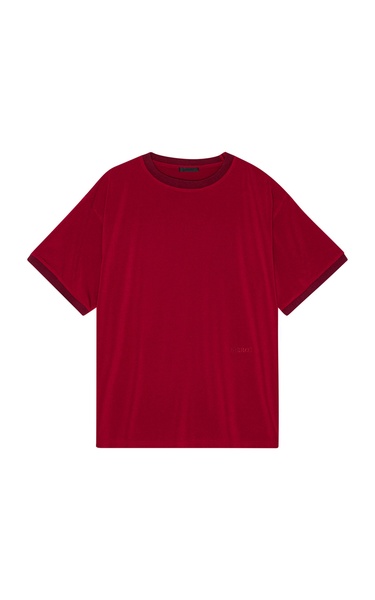 Bonded Crepe T-Shirt