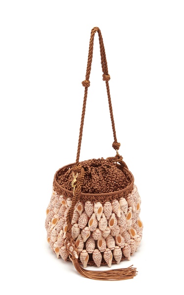 Nadia Seashell Bucket Bag