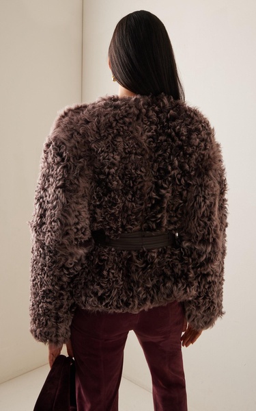 Yulia Reversible Shearling-Leather Jacket