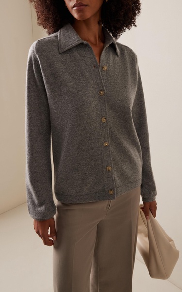 Raglan-Sleeve Cashmere Shirt