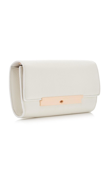 Nik Foldover Leather Clutch