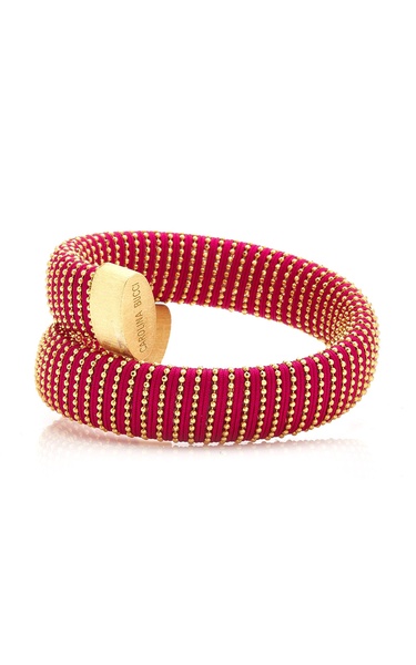 Magenta Caro Gold-Plated Bracelet 