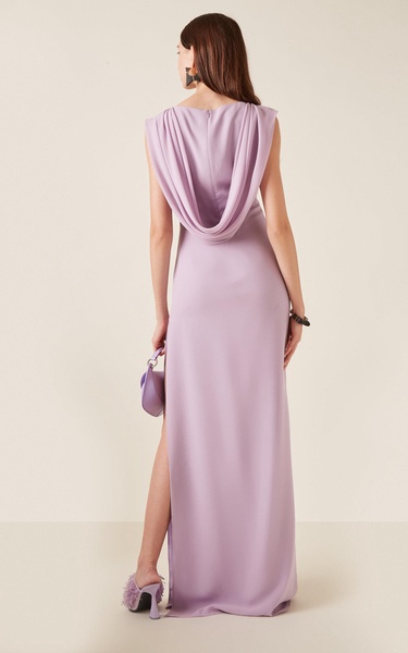 Draped Silk Gown