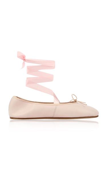 Sophia Leather Ballerina Flats