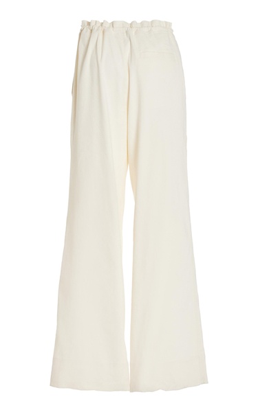 Jade Eco-Linen Wide-Leg Pants