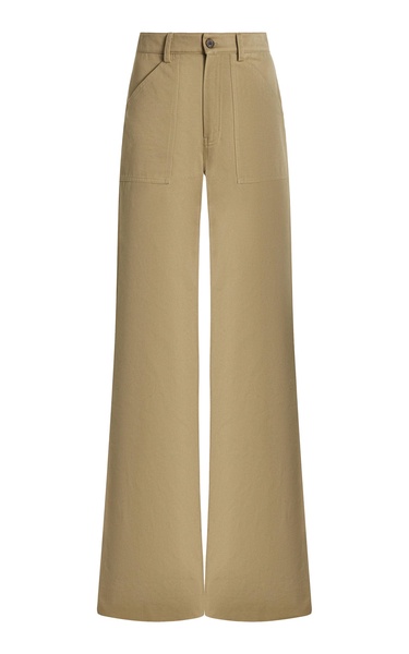 Quentin Oversized Cotton Wide-Leg Pants  