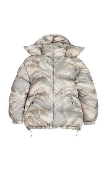 4 Moncler Hyke Galenstockis Camouflage Down Jacket