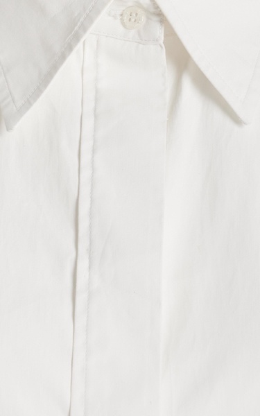 The Mira Split Back Cotton Shirt