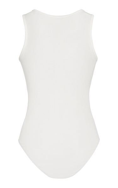 Sonora Ribbed-Jersey Tank Bodysuit