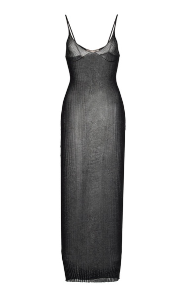 Nensi Dojaka for Calvin Klein Sheer-Knit Midi Dress