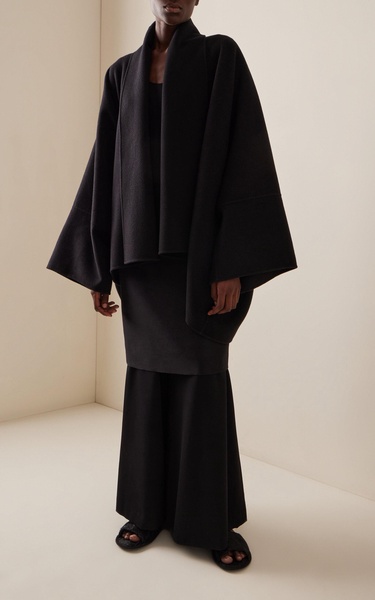 Mavis Oversized Cashmere Cloak Coat