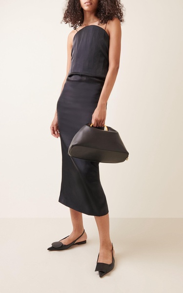 Carino Gathered Midi Dress