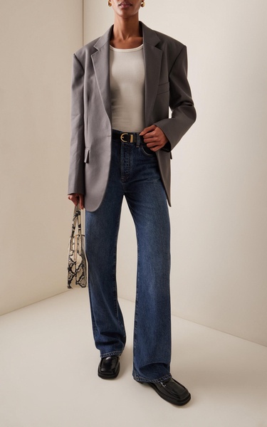 Annina Stretch High-Rise Wide-Leg Jeans