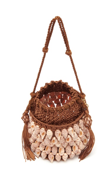 Nadia Seashell Bucket Bag