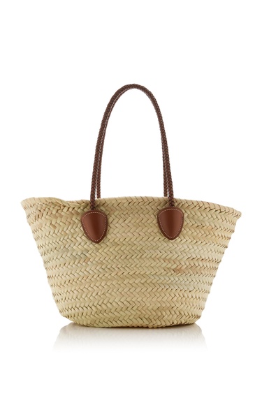 Woven Raffia Tote Bag