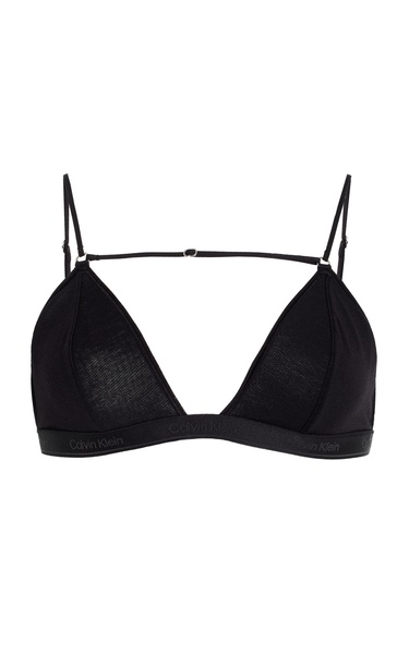 Nensi Dojaka for Calvin Klein Modal-Cashmere Triangle Bra