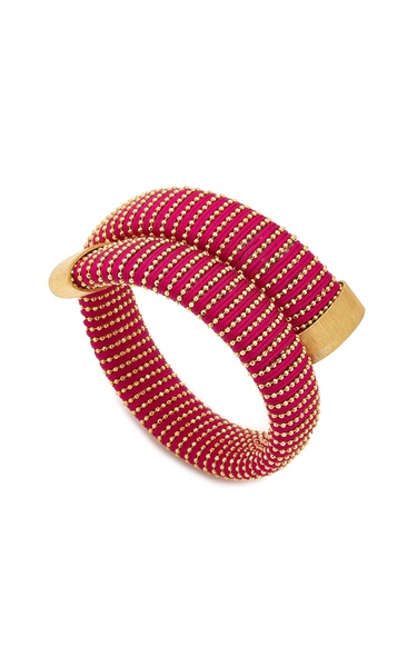 Magenta Caro Gold-Plated Bracelet 