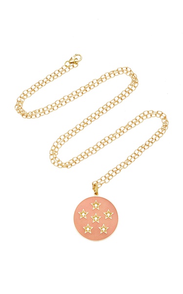 Full Moon Enamel Phase Necklace