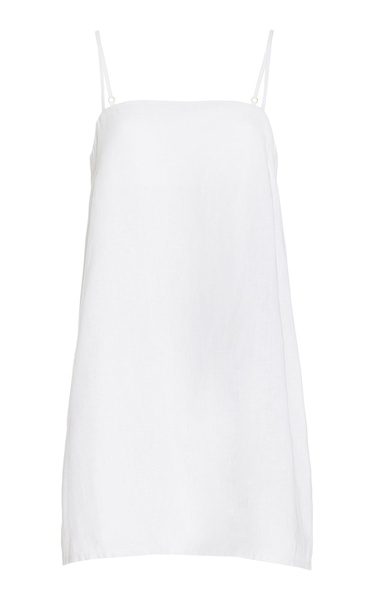 Exclusive Maggie Linen Mini Dress