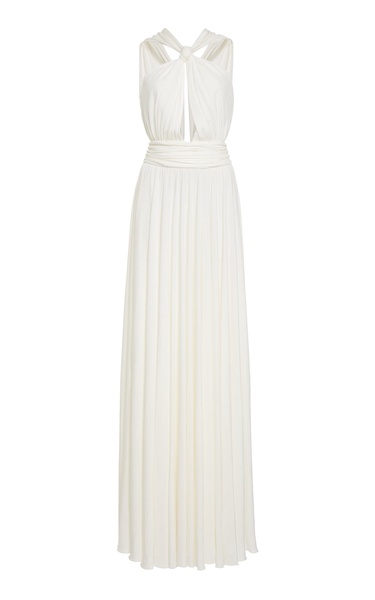 Knotted Jersey Maxi Dress