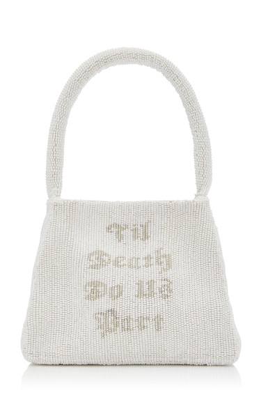 Til Death Do Us Part Beaded Bag