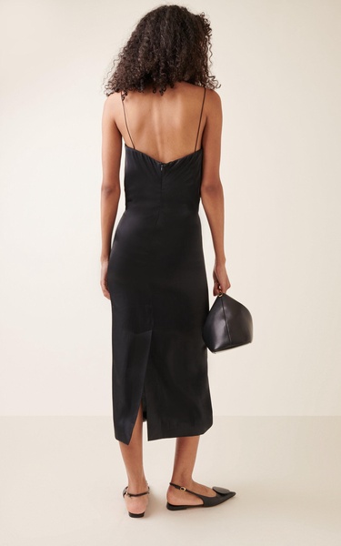 Carino Gathered Midi Dress