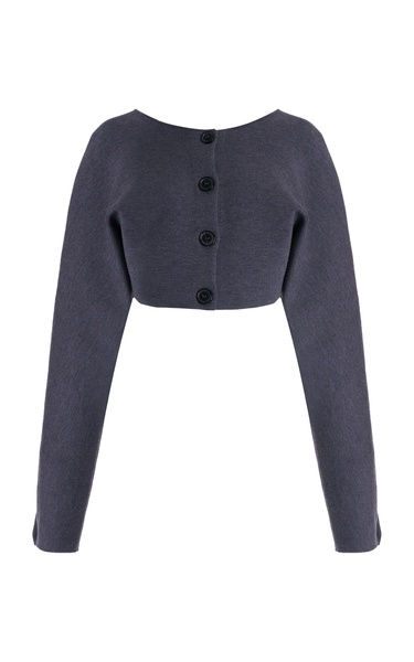 Cropped Virgin-Wool Jacket