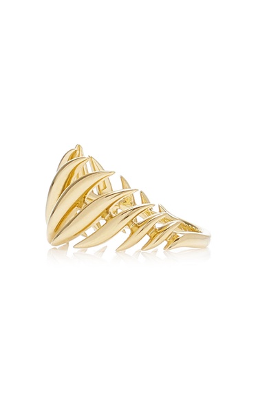 Flame 18K Gold Ring