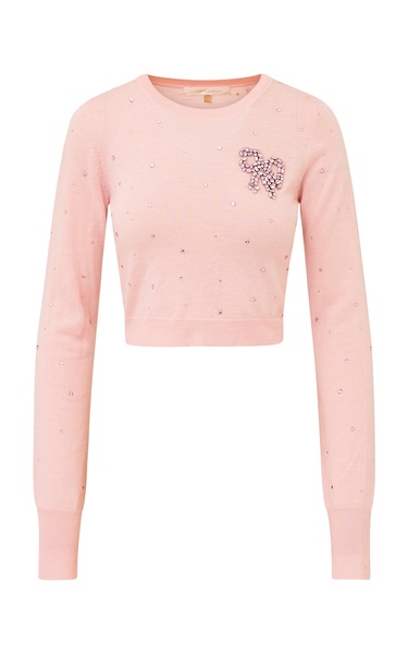 Pammie Embellished Wool Sweater