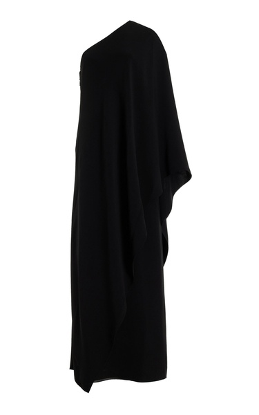 Sparrow Asymmetric Silk Cady Maxi Dress