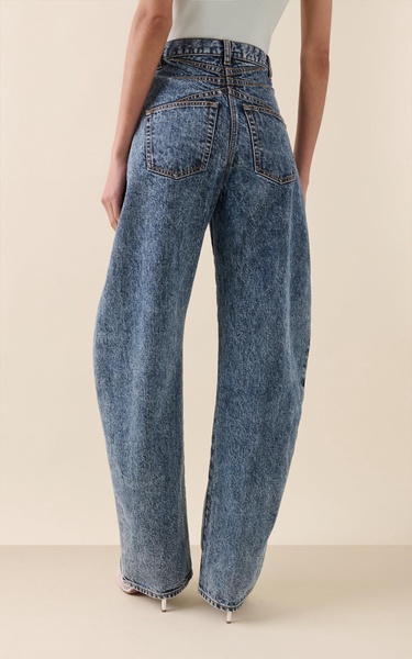 Rigid High-Rise Balloon Jeans