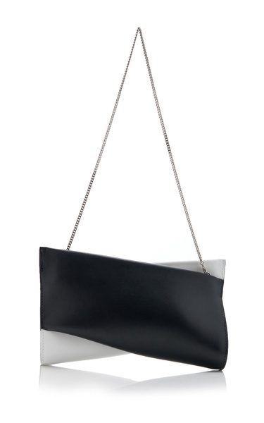 Loubitwist Calfskin Leather Clutch