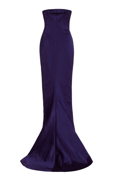 Satin Column Gown