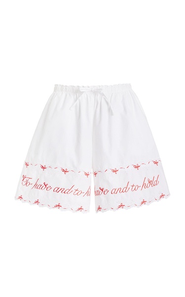 Easy Printed Cotton Poplin Shorts