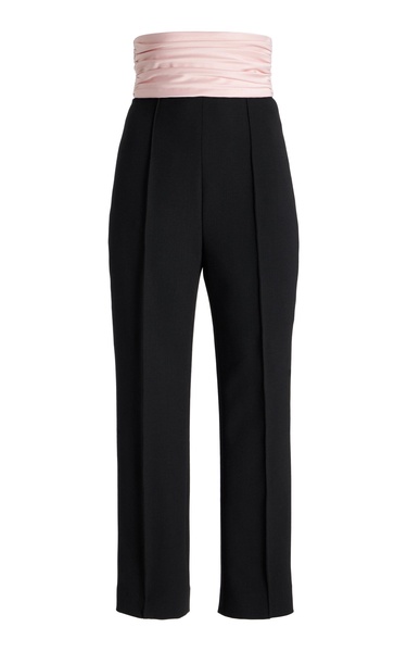 Cummerbund Skinny-Leg Pants