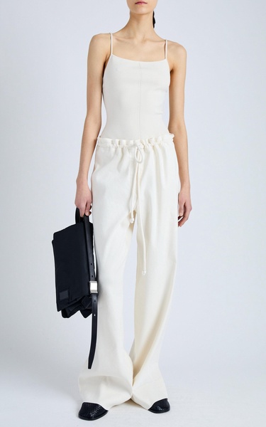 Jade Eco-Linen Wide-Leg Pants