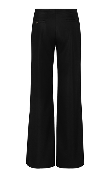 La Valiente Stretch Cotton Wide-Leg Pants